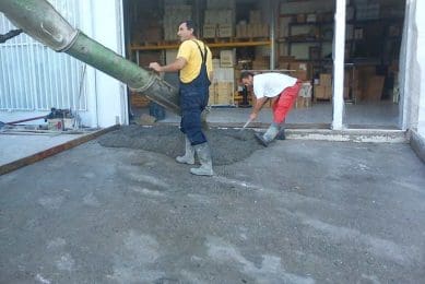 Κατασκευή Βιομηχανικού Δαπέδου στο Κερατσίνι, Πειραιάς