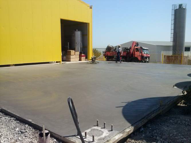 Κατασκευή Βιομηχανικού Κτιρίου με Βιομηχανικό Δάπεδο στη Χαλκίδα