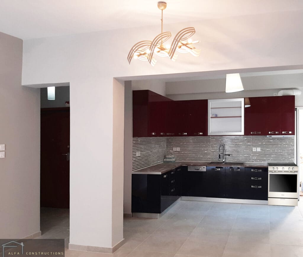 Αναδιαμόρφωση & Ανακαίνιση Διαμερίσματος 95 τ.μ. στην Πετρούπολη