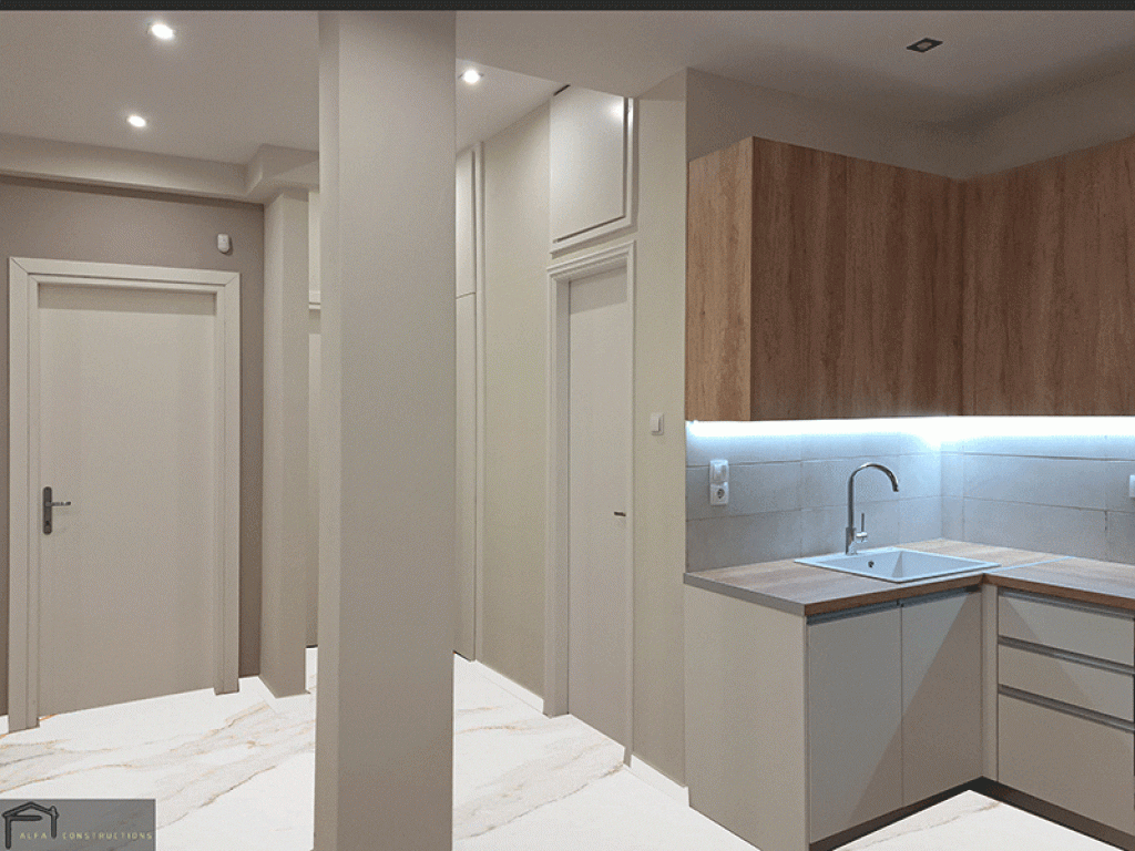 Ανακαίνιση Ισόγειου Διαμερίσματος 65 τ.μ. στην Ανθούπολη