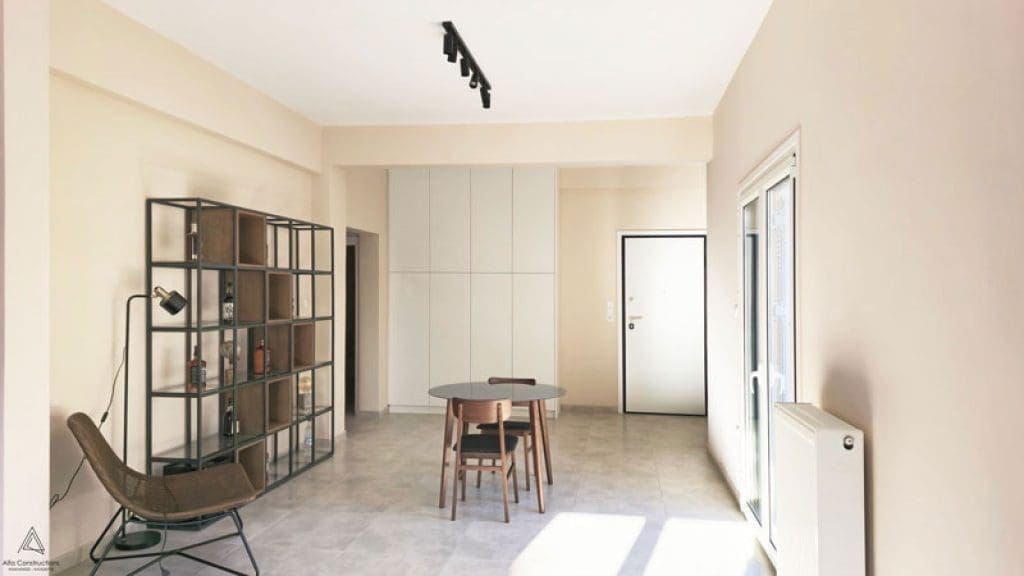 Aνακαίνιση διαμερίσματος 110 τ.μ. στην Ηλιούπολη